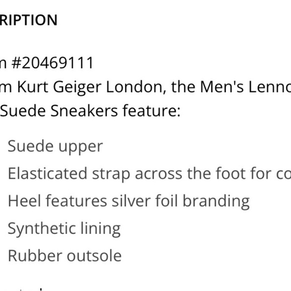 Kurt Geiger London
Men's Lennon Slip-On Suede Sneakers - Picture 6 of 6